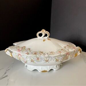 Large Toureen Serving Dish - J. Pouyat Limoges